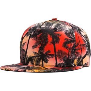 Snapback Hat for Men Women Coco Red